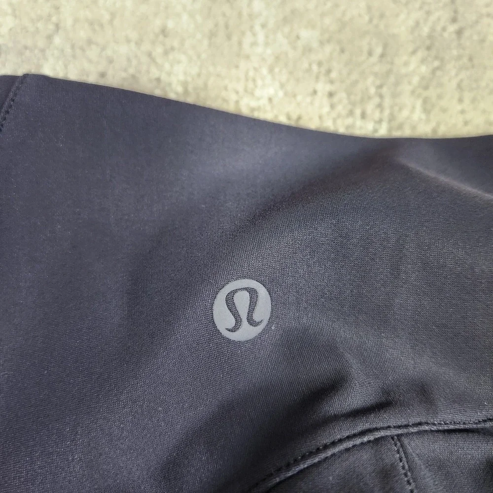 Lululemon Pants Women 10 Here To There High Rise Black Leggings Stretch Woven